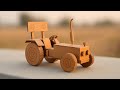 How To Make Rc Tractor With Cardboard Make Cardboard Rc Tractor Very Simple