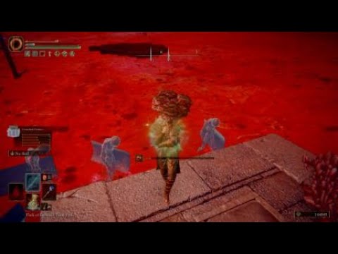 ELDEN RING™ Ancient Death Rancor vs Dragonkin Soldier (Lake of Rot)