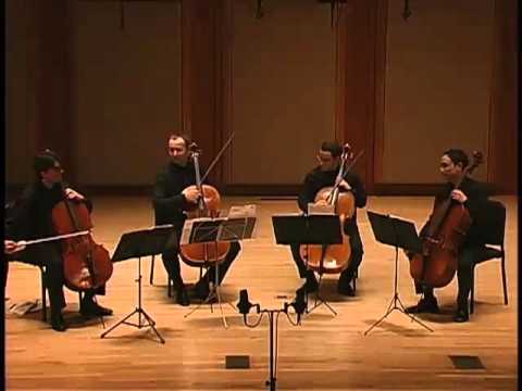 Boston Cello Quartet plays Dejardin, 