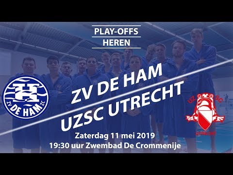 Play-offs Zaterdag 11 mei 2019 19:30 uur. ZV De Ham Heren 1 - UZSC Utrecht Heren 1