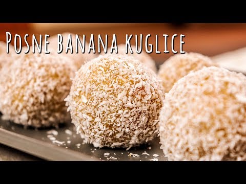 Posne banana kuglice