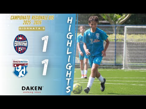 HIGHLIGHTS INVICTA MATERA U15 | Sporting Marconia VS Invicta campionato regionale stagione 25/26