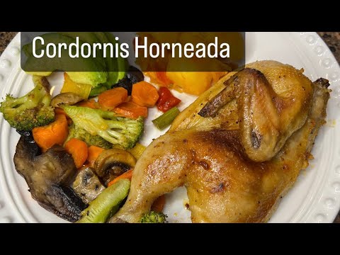 Codornices horneadas con verduras #codornices #bbq #horneado #verduras #fácilyrápido