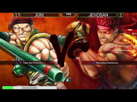USF4 FT5 - Jehosan (E.Ryu) Vs Juni (Rolento)
