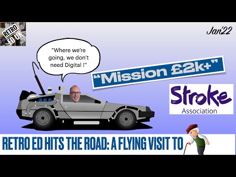 Retro Ed on the Road - GamingGrandad Jan'22 | Retro Ed UK #strokeassociation