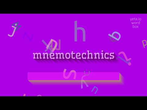 How to say "mnemotechnics"! (High Quality Voices)