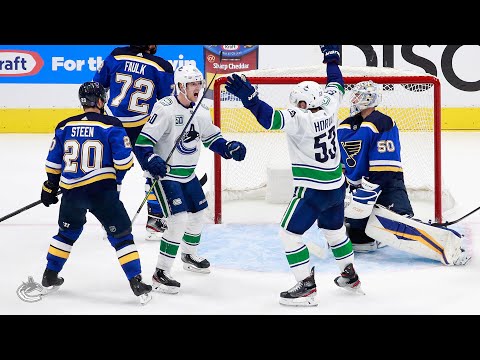 Canucks vs Blues - Round 1 Series Recap