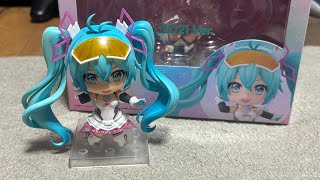 シリーズ初‼️ねんどろいど1578・レーシングミク2021verを開封して組み立ててみた‼️