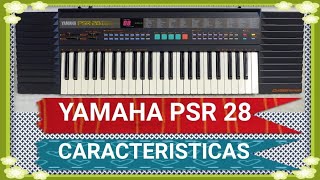 Video thumbnail for YAMAHA PSR 28 CARACTERISTICAS by CANAL EBEN EZER