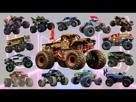 Best monster truck compilation: Captain's curse shocker Maximus dragon back draft black pearl