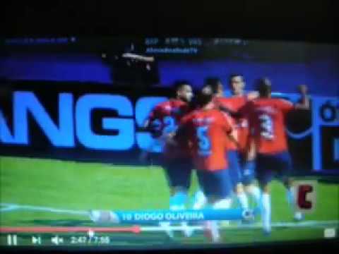 Brasil 2X1 Vasco   Gol do Diogo Oliveira