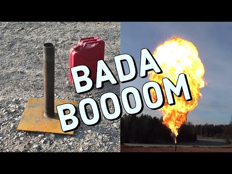 AWESOME Gasoline Fireball | Pyro Mushroom Cloud