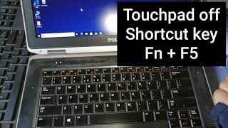 dell laptop me touchpad kaise band kare !! dell laptop touchpad turn off shortcut key