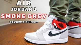 Air Jordan 1 High OG Smoke Grey Review & On Feet | How To Lace/Style Jordan 1