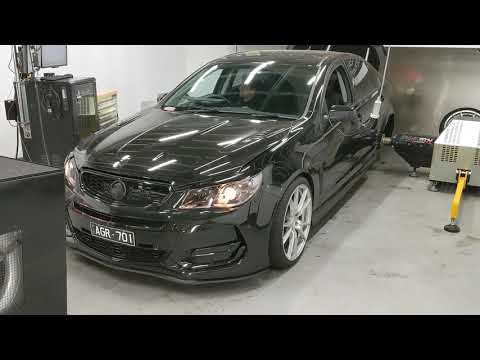 Brad's LS3 with a LSA Supercharger on the hub dyno