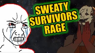 Salty Survivors RAGE on PTB - DBD sweaty SWF - Dead by Daylight toxic ttv twitch streamer