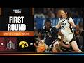 Iowa Vs FDU First Round NCAA Tournament Extended Highlights