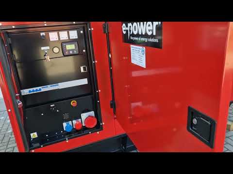 Dineiger Stromerzeuger EPS 60 TDE E-POWER 60 kVA Stromerzeuger Notstrom Strom Aggregat Berching