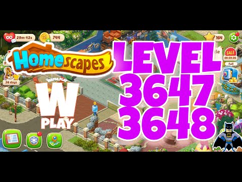 Playrix HOMESCAPES Level 3647 - 3648  | Gameplay Walkthrough | Let's Play in Austin House