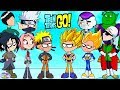 Teen Titans Go! Color Swap into Dragonball Z and Naruto Surprise Egg and Toy Collector SETC