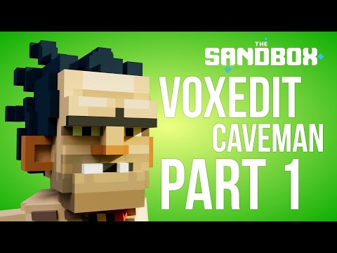 HOW TO Make a VOXEDIT Sandbox Caveman PART 1/3