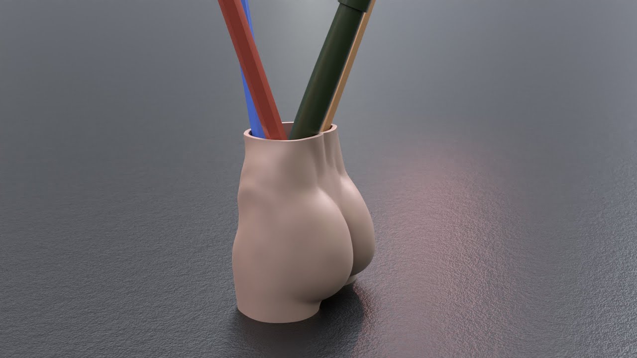 Holder pot female hips 3D Print Model