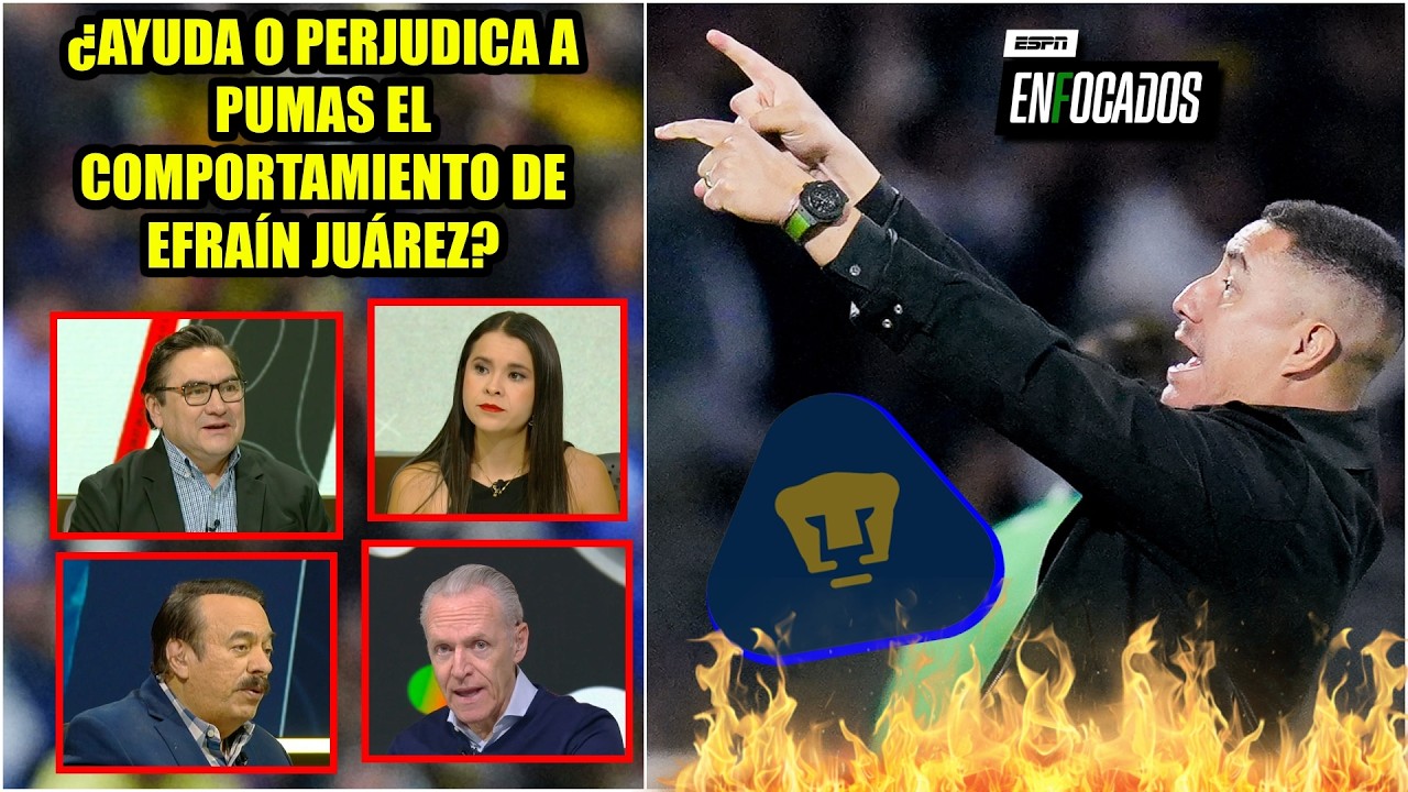 EFRAÍN JUÁREZ NO CAMBIARÁ, pero le ha inyectado LA GARRA que necesitaban los PUMAS | Enfocados