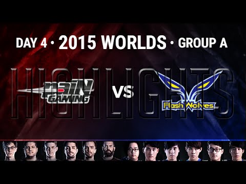 Pain Gaming vs Flash Wolves Highlights | 2015 LoL World Championship S5 - Group A D4G6 | PNG vs FW