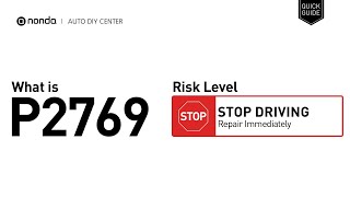 dtc p2769 interpretation