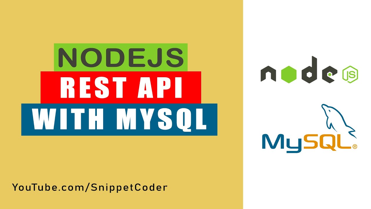NodeJS Rest API with MySQL