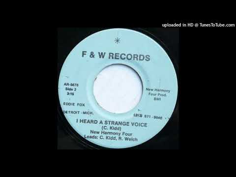 Rare Gospel Soul 45 New Harmony Four - I Heard A Strange Voice
