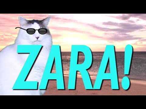 HAPPY BIRTHDAY ZARA! - EPIC CAT Happy Birthday Song