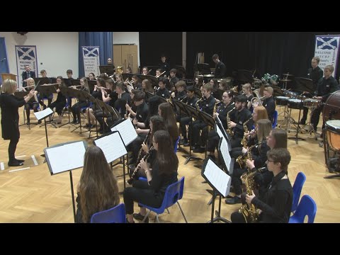 Sunrise and Safari by Adam Gorb performed by the West Lothian Schools Wind Ensemble.