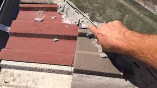 Review of a roof that is in desparate need of having the tiles rebedded and repointed.