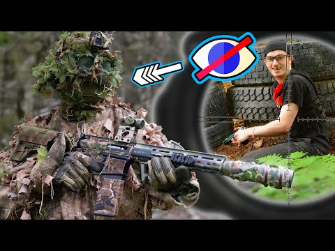 My New Ghillie Suit Is An Unfair Advantage (Airsoft Ghillie Sniper Battle)