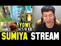 How SUMIYA Toying Kunkka Ft Yowe Hard Game Sumiya Facecam Stream Moment 504