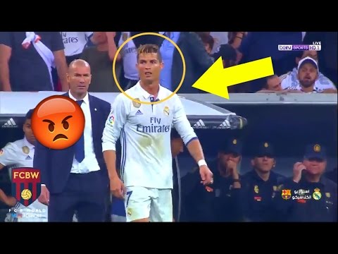 When Cristiano Ronaldo Gets Angry | Fights & Angry Moments 2017