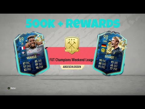 TOTS REWARDS(500k+) (FIFA 20 ULTIMATE TEAM)