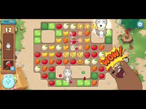 We Bare Bears Match3 Repairs Level 143 - No Boosters