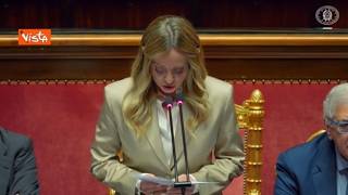 Meloni al Senato in vista del Consiglio Ue: «L'intesa di Trump sul gasolio russo è rischiosa»