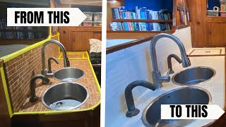 DIY Galley Makeover TRANSFORMATION  EP 141