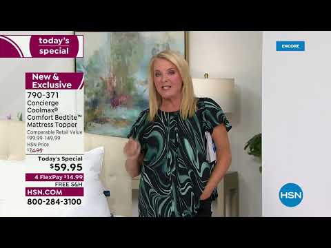 HSN | Concierge Bedding Collection 17th Anniversary 08.09.2022 - 07 AM
