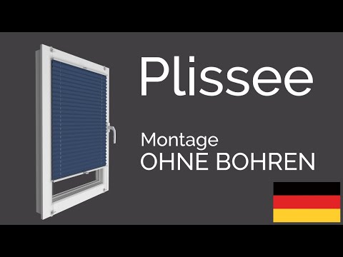 Estika Plissee montage ohne bohren - Montageanleitung