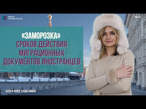 «Заморозка» сроков действия миграционных документов иностранцев