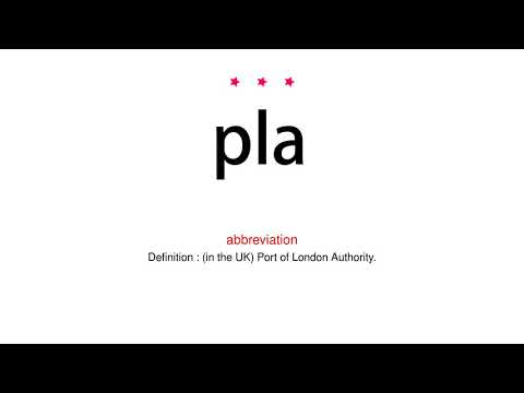 How to pronounce pla - Vocab Today
