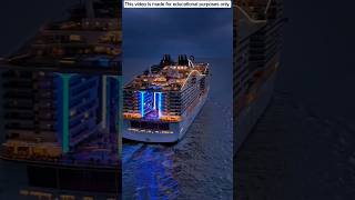 World’s Biggest Cruise Ship | 😱🚢 #cruise #fact #sea #ship