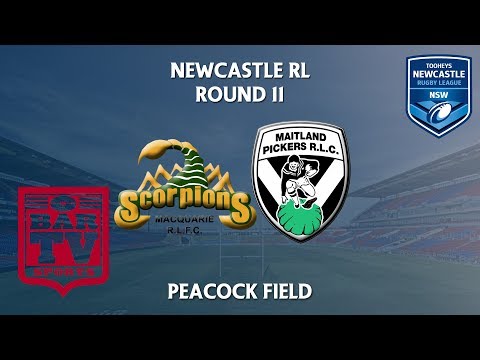 2018 Newcastle RL 1st Grade Round 11 - Macquarie Scorpions v Maitland Pumpkin Pickers