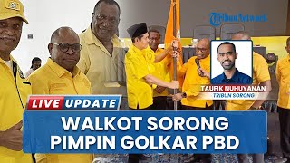 Pimpinan Baru Golkar di Papua Barat Daya, Wali Kota Sorong Septinus Lobat Terpilih Ketua DPD Partai