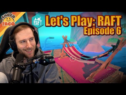 Let's Play: RAFT | Ep. 6 ft. Julien, Reid, and JasonSulli - chocoTaco Raft Survival Gameplay