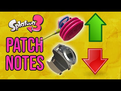 Splatoon 3 Patch! - Mid Season Balance Update -  Ver. 1.2.0